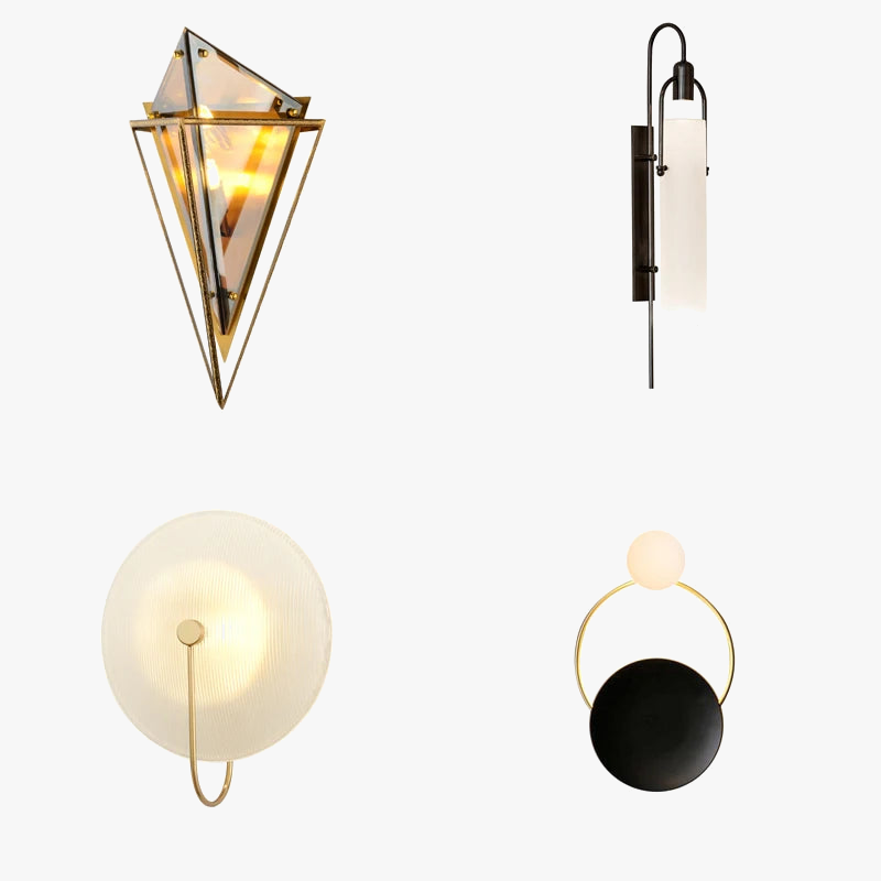 Postmodern LED wall light indoor decorative fixture
