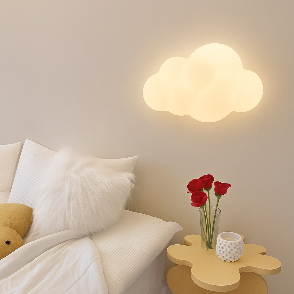 Modern LED wall light for children's bedroom - vue 4 sur 8