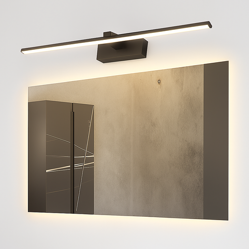 Modern LED bathroom wall light - vue 2 sur 14
