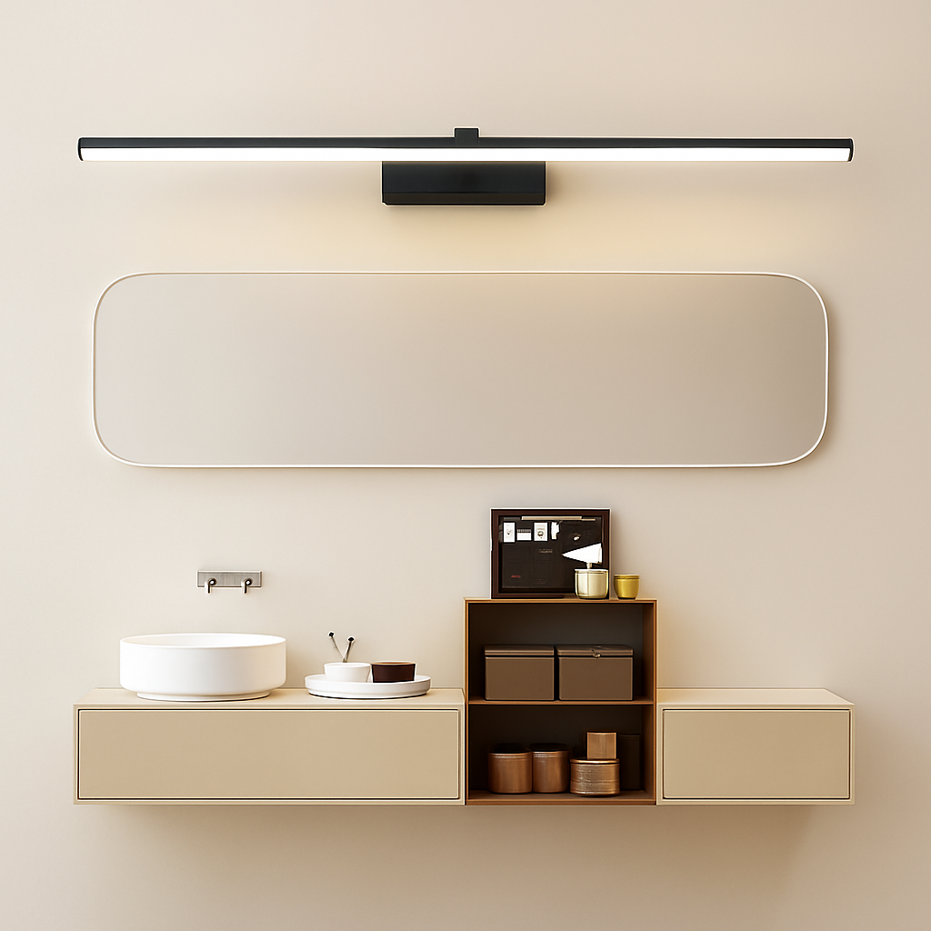 Modern LED bathroom wall light - vue 3 sur 14