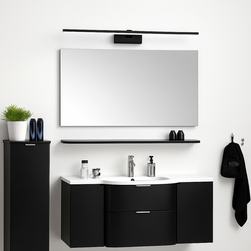 Modern LED bathroom wall light - vue 4 sur 14