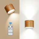 Rechargeable LED wall light with touch remote control