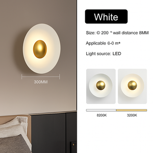 modern round led wall light for interior decoration elegant lighting