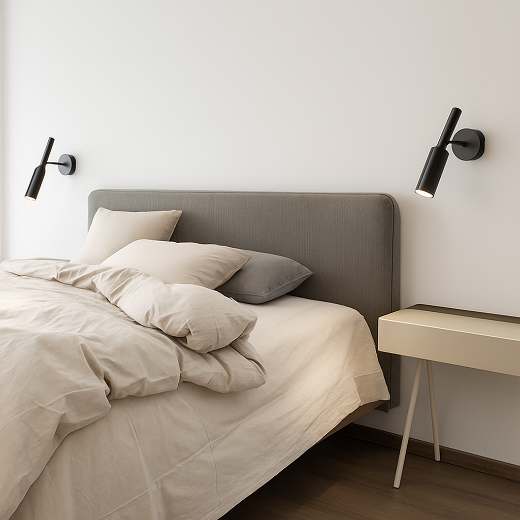 Rotating LED wall light with adjustable colour temperature - vue 3 sur 8