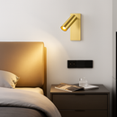 Modern rotatable LED wall light for reading