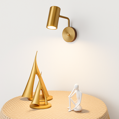 Rotatable led wall light for modern lighting - vue 3 sur 8