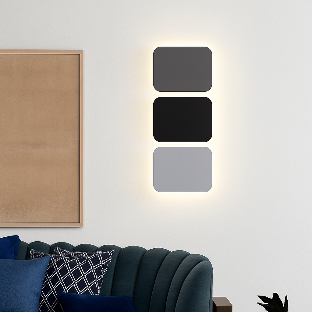 Nordic simple touch LED wall light, loft decor - vue 4 sur 22