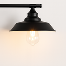 Industrial loft vintage double head iron wall light