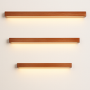 Wood long strip LED wall light