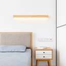 Wood long strip LED wall light