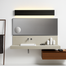 Long aluminium LED wall light