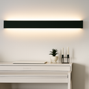 Long aluminium LED wall light