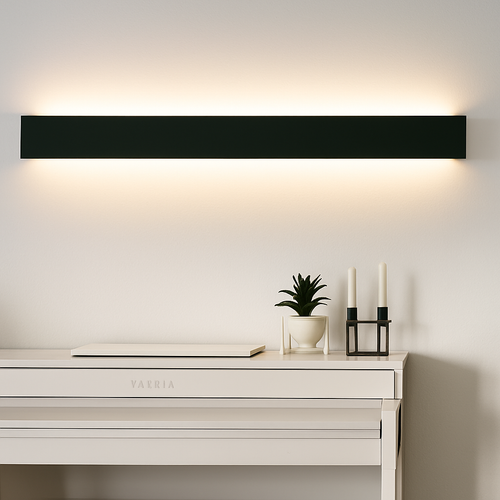 Long aluminium LED wall light - vue 4 sur 5