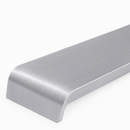 Long aluminium LED wall light