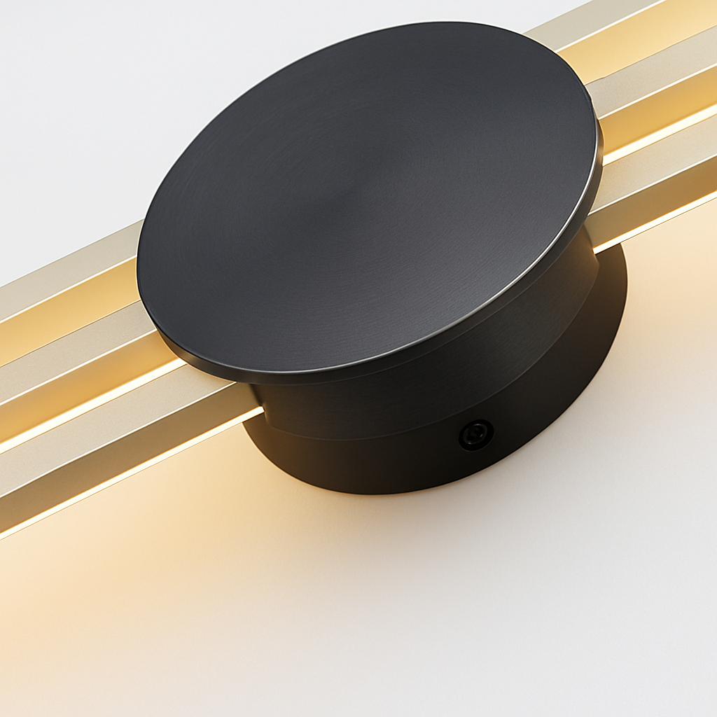 Modern long LED wall light - vue 6 sur 8