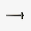 Minimalist LED wall light with Irvinne spotlight