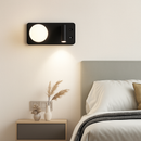 applique murale moderne avec double interrupteur et port usb