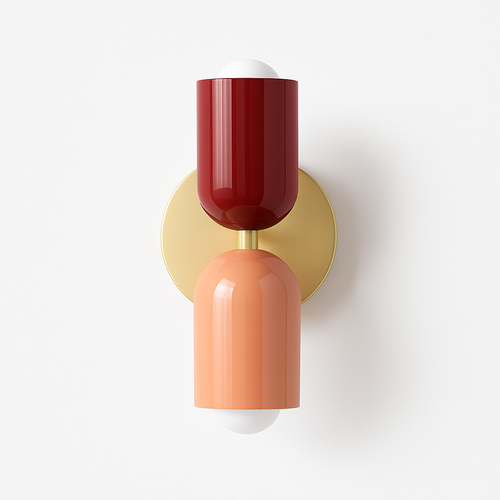 Modern colourful Nordic Barlette wall light - vue 13 sur 18