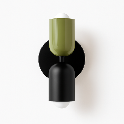 Modern colourful Nordic Barlette wall light - vue 15 sur 18