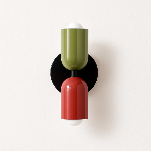 Modern colourful Nordic Barlette wall light - vue 16 sur 18