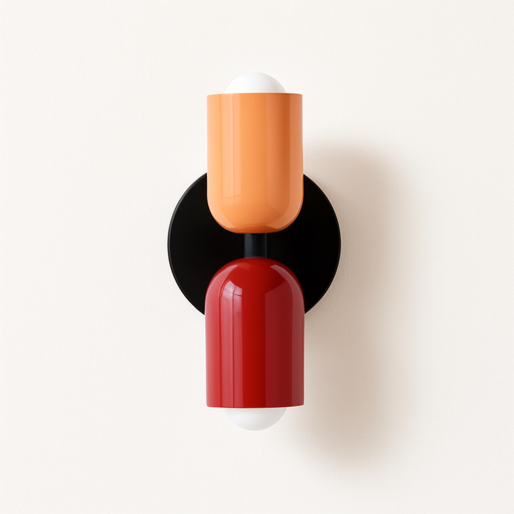 Modern colourful Nordic Barlette wall light - vue 3 sur 18