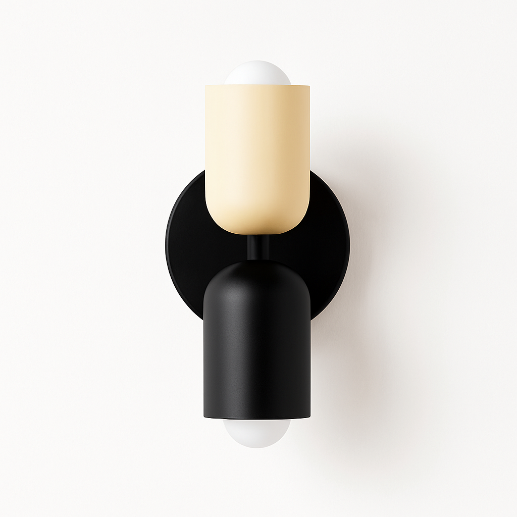 Modern colourful Nordic Barlette wall light - vue 8 sur 18