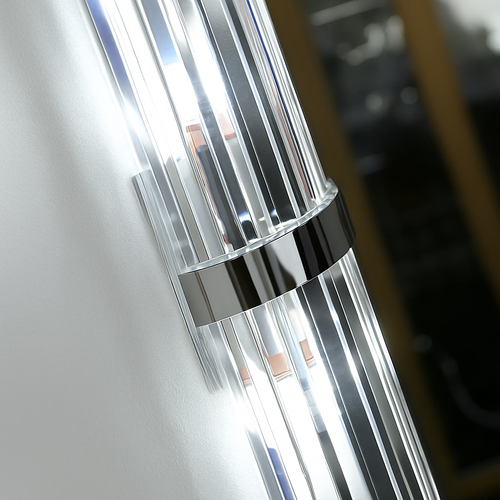 Modern luxury crystal LED wall lamp
