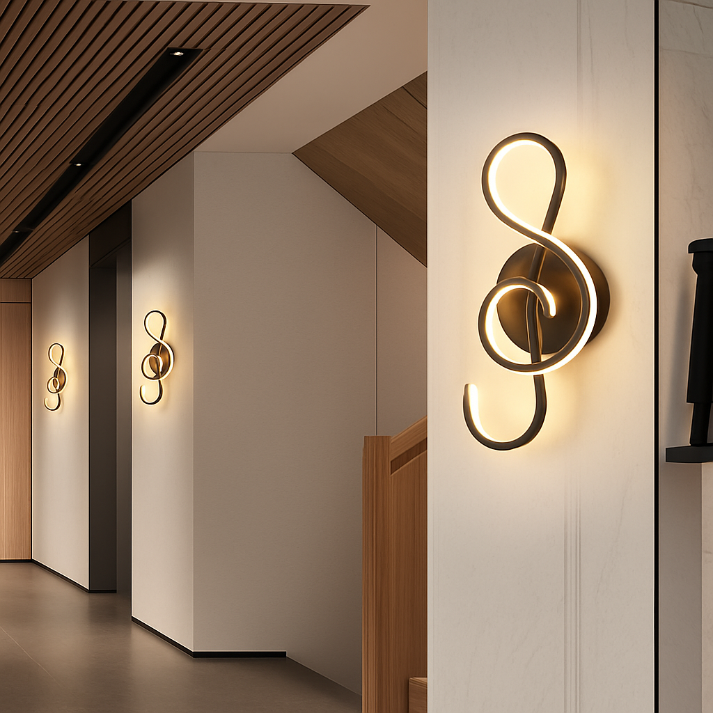 Modern LED wall light - vue 5 sur 18