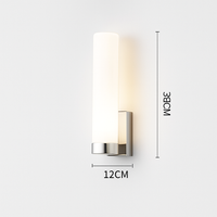 Markle modern glass LED wall light
