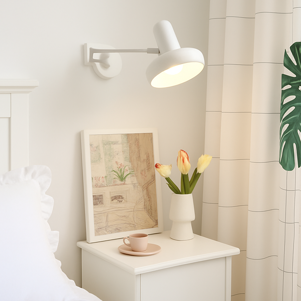 Foldable nordic wall lamp for reading - vue 4 sur 21
