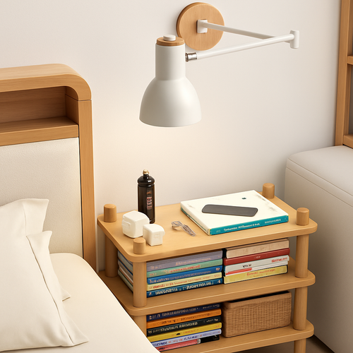 Foldable nordic wall lamp for reading - vue 7 sur 21