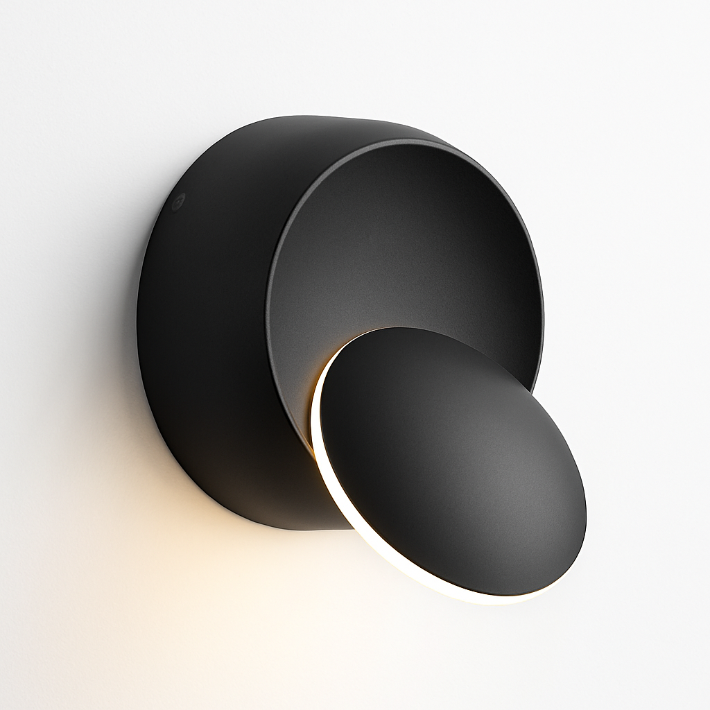 Adjustable round design wall light Degree - vue 7 sur 8