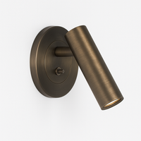 Adjustable LED tube wall spotlight