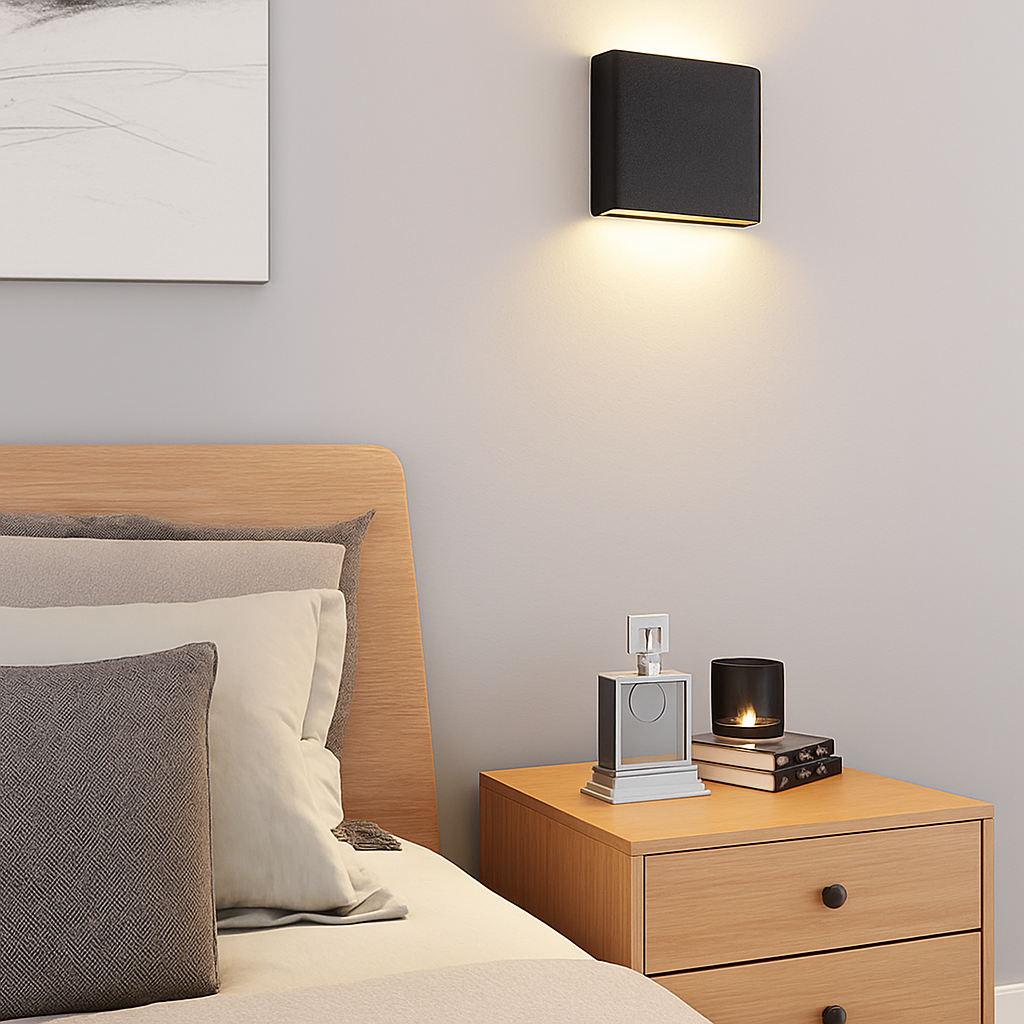 Modern waterproof dual-head outdoor wall light