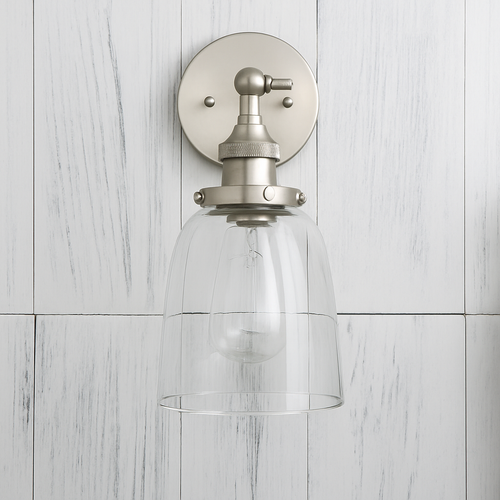 Phansthy vintage clear glass wall light for loft staircase - vue 10 sur 10