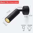 Parsimony adjustable LED spotlight wall light