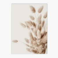 Decorative nature wall art with birds, flowers and sand