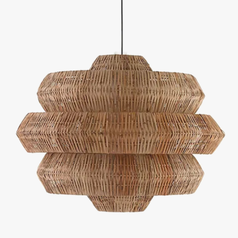 Creative bohemian rattan lamps