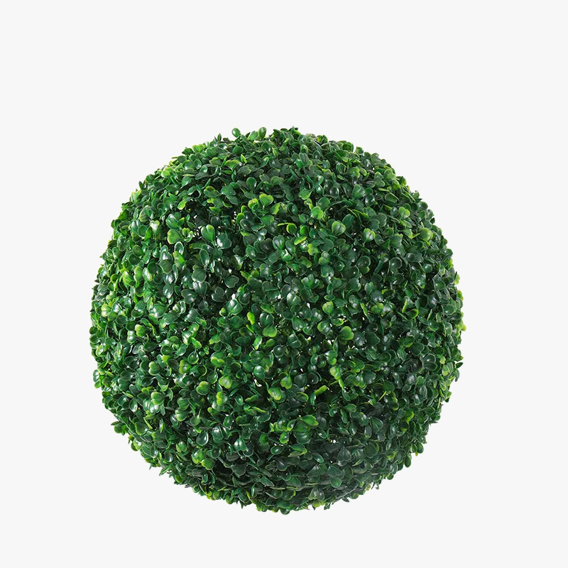 Decorative artificial grass ball for outdoor and garden