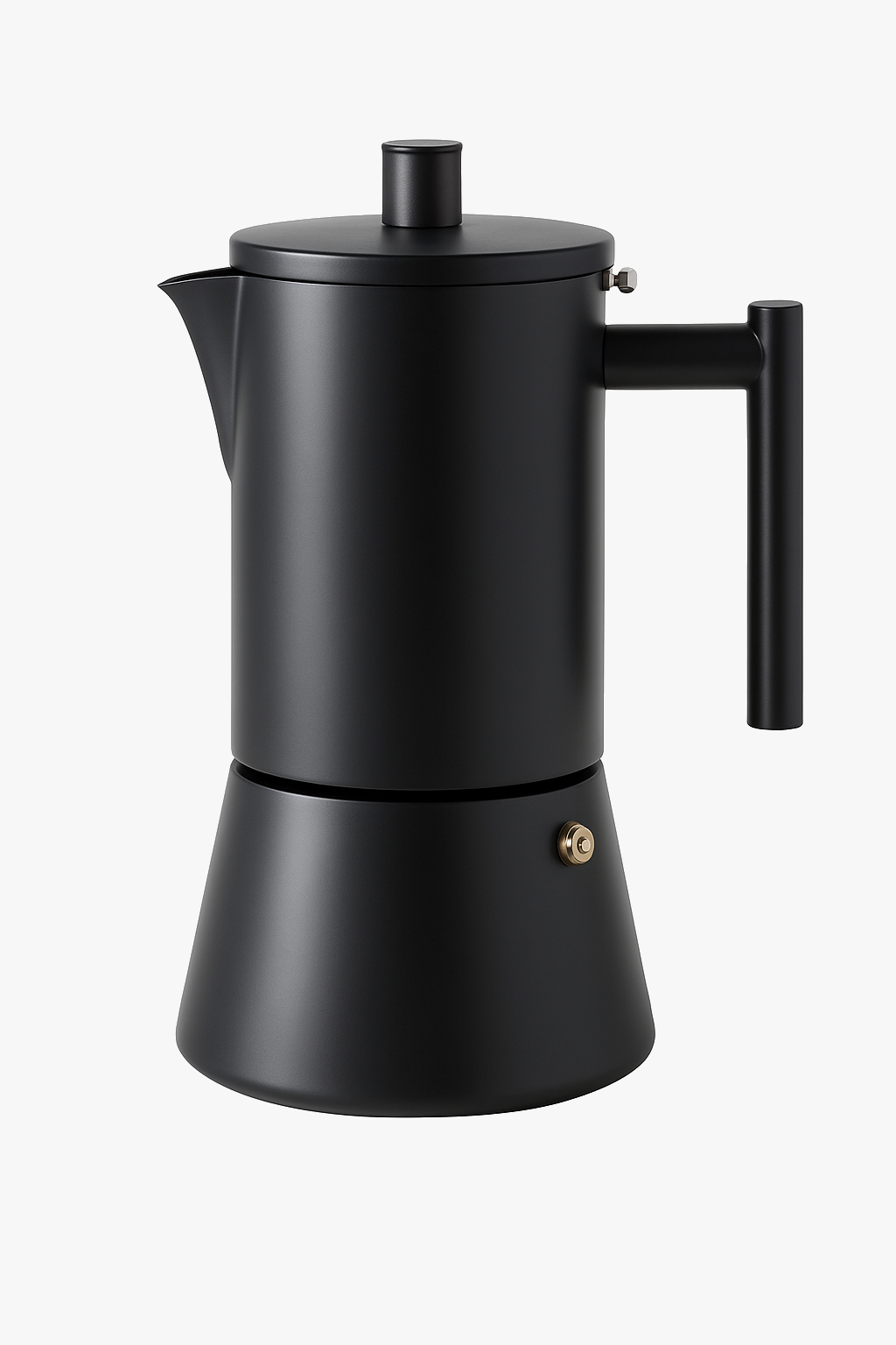 Compact stainless steel induction moka pot easyworkz diego