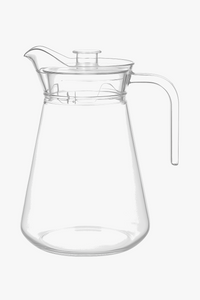 Large capacity heat resistant acrylic water jug with lid