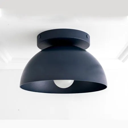 modern simple metal colorful lampshade ceiling light