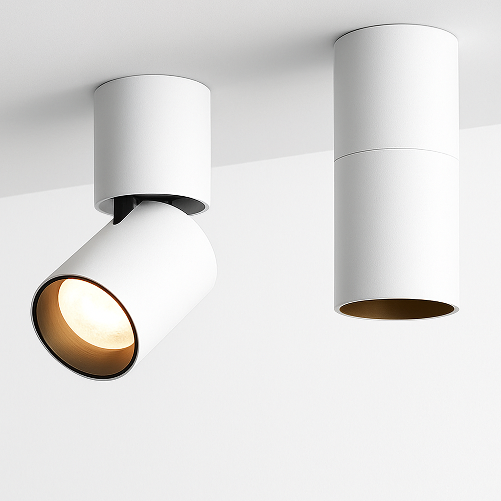Adjustable LED spotlight cylinder