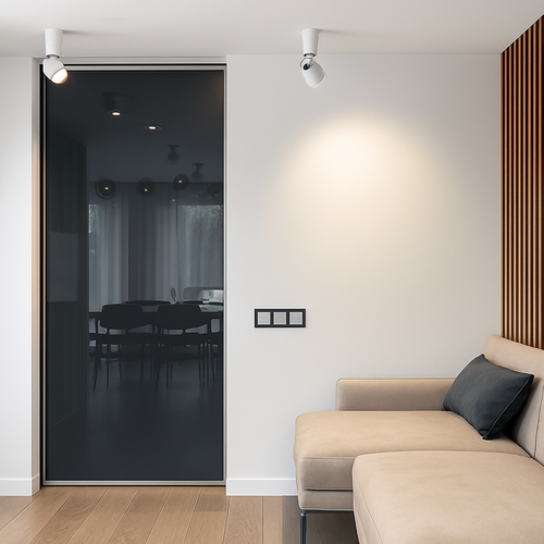 Adjustable LED spotlight cylinder - vue 5 sur 7