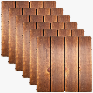 Clip-on outdoor decking tiles wood renovation set of 30