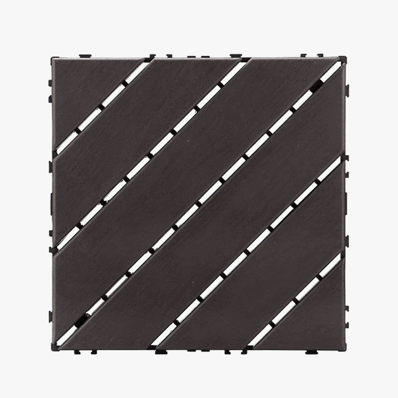Clip-together plastic outdoor floor tiles 30x30 balcony terrace