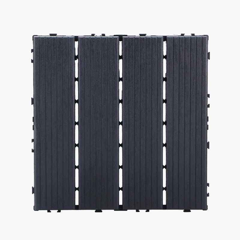 30x30 cm clip-together plastic floor tiles for terrace and balcony