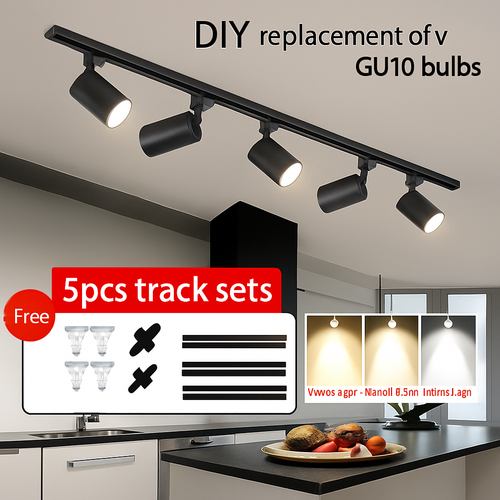 Complete set of replaceable LED track lighting for indoor use - vue 3 sur 18
