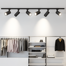 Complete set of replaceable LED track lighting for indoor use