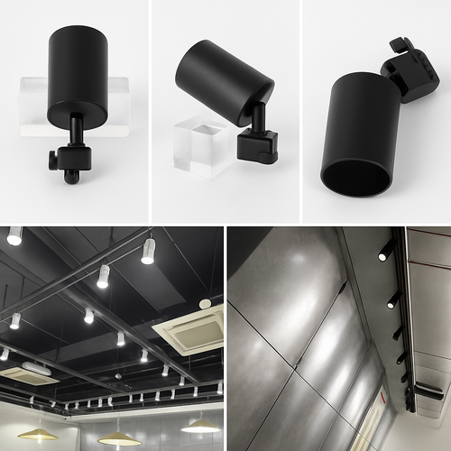 Complete set of replaceable LED track lighting for indoor use - vue 4 sur 18